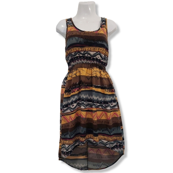 Lush - High Low Sleeveless Dress - Picture 1 of 14